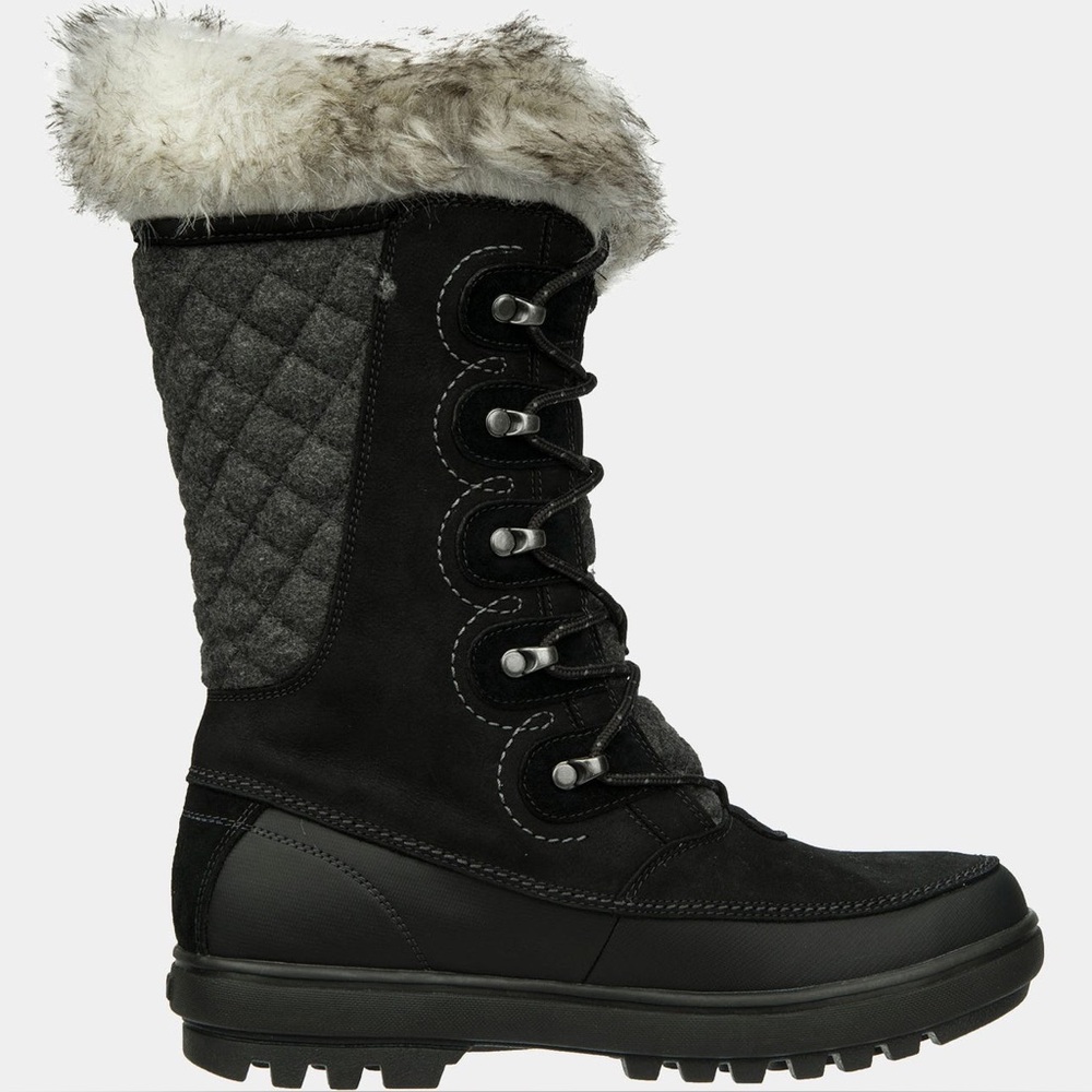 Helly Hansen Garibaldi‎ Waterproof Winter Snow Boots Faux Fur Insulated Size 8.5